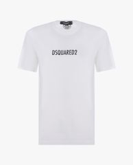 DSQUARED2 - Áo thun nữ tay ngắn cổ tròn phối logo thời trang
