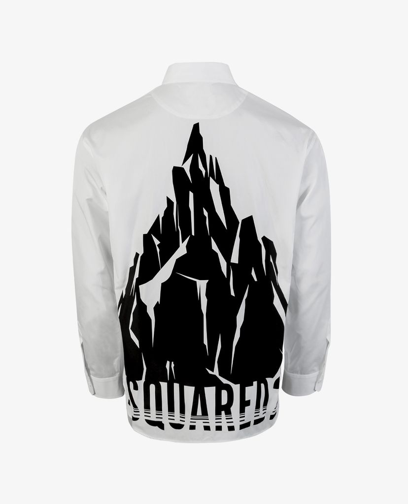 DSQUARED2 - Áo sơ mi nam tay dài Back Logo