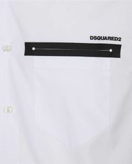 DSQUARED2 - Áo sơ mi nam ngắn tay Poplin