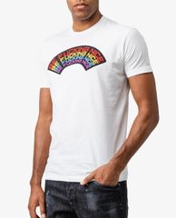 DSQUARED2 - Áo thun nam tay ngắn cổ tròn phối chữ trẻ trung