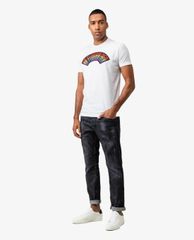 DSQUARED2 - Áo thun nam tay ngắn cổ tròn phối chữ trẻ trung