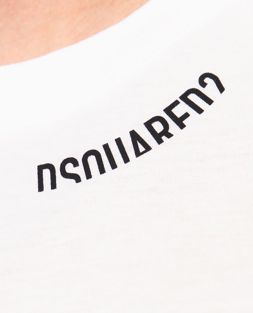 DSQUARED2 - Áo thun nam cổ tròn tay ngắn Logo