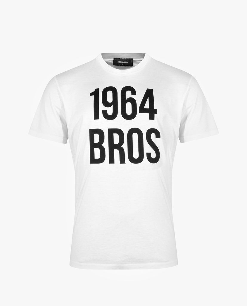 DSQUARED2 - Áo thun tay ngắn cổ tròn 1964 Bros Print