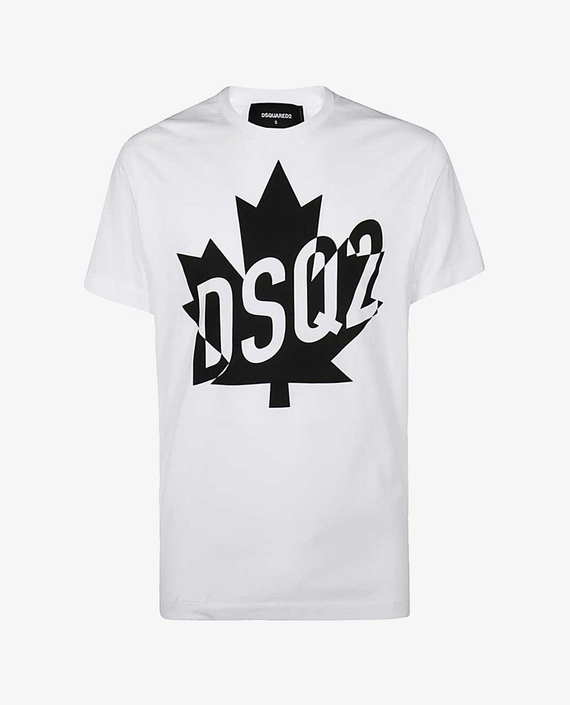 DSQUARED2 - Áo thun tay ngắn cổ tròn Dsq2 Milano Print