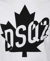DSQUARED2 - Áo thun tay ngắn cổ tròn Dsq2 Milano Print