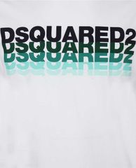 DSQUARED2 - Áo thun tay ngắn cổ tròn in tên thương hiệu nổi bật