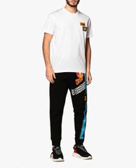 DSQUARED2 - Áo thun nam cổ tròn tay ngắn phom suông Logo