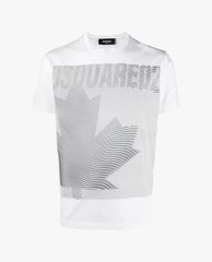 DSQUARED2 - Áo thun nam tay ngắn cổ tròn D2 Leaf Graphic