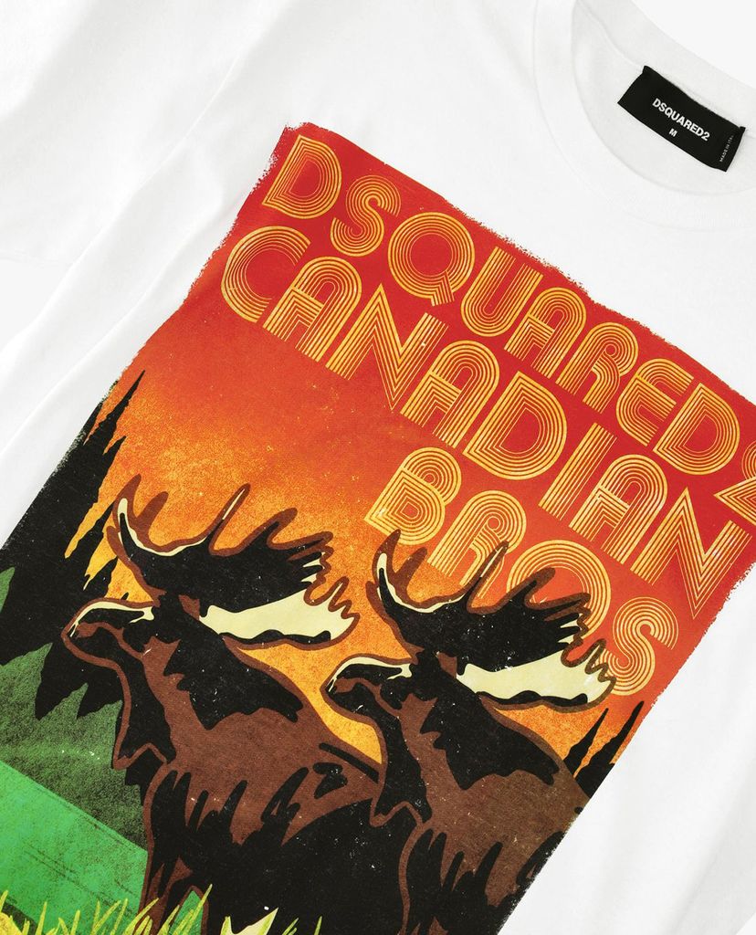DSQUARED2 - Áo thun nam tay ngắn Canadian