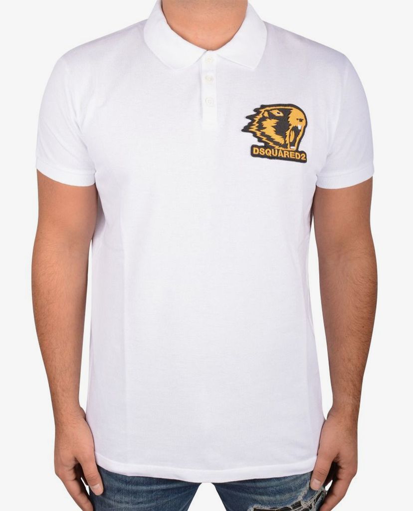 DSQUARED2 - Áo polo tay ngắn Patched Polo