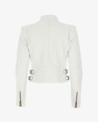 DSQUARED2 - Áo khoác demin nữ Leather Biker
