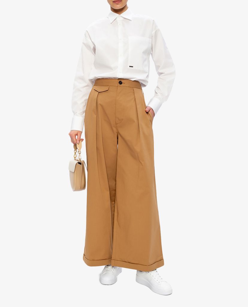 DSQUARED2 - Áo sơ mi nữ tay dài Slim Fit Pocket