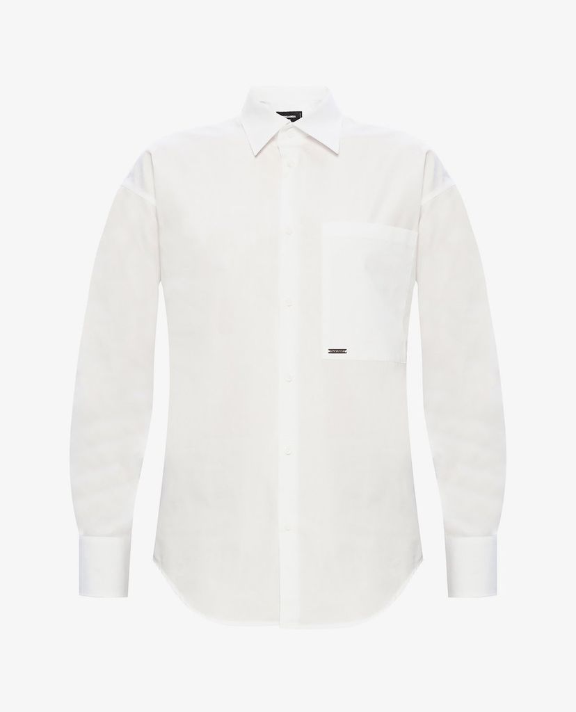 DSQUARED2 - Áo sơ mi nữ tay dài Slim Fit Pocket