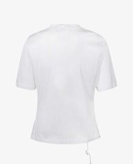 DSQUARED2 - Áo thun nữ ngắn tay cổ tròn Asymmetrical Hem Jersey