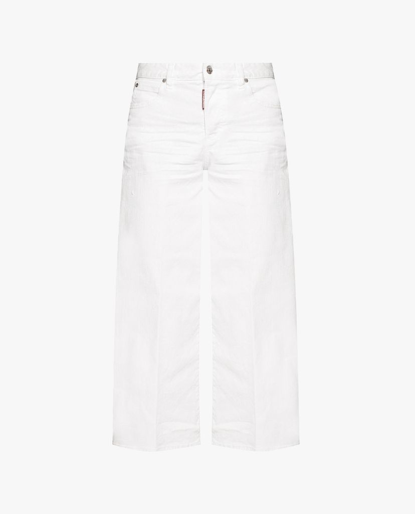 DSQUARED2 - Quần jeans nữ ống rộng cá tính