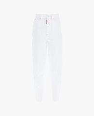 DSQUARED2 - Quần jeans nữ lưng cao phom suông hiện đại