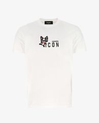 DSQUARED2 - Áo thun nữ ngắn tay cổ tròn Mini Mascotte