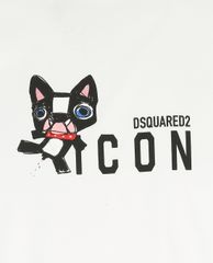 DSQUARED2 - Áo thun nữ ngắn tay cổ tròn Mini Mascotte