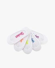 SKECHERS - Set 5 đôi vớ nữ cổ thấp thời trang Non Terry Superlow Liners