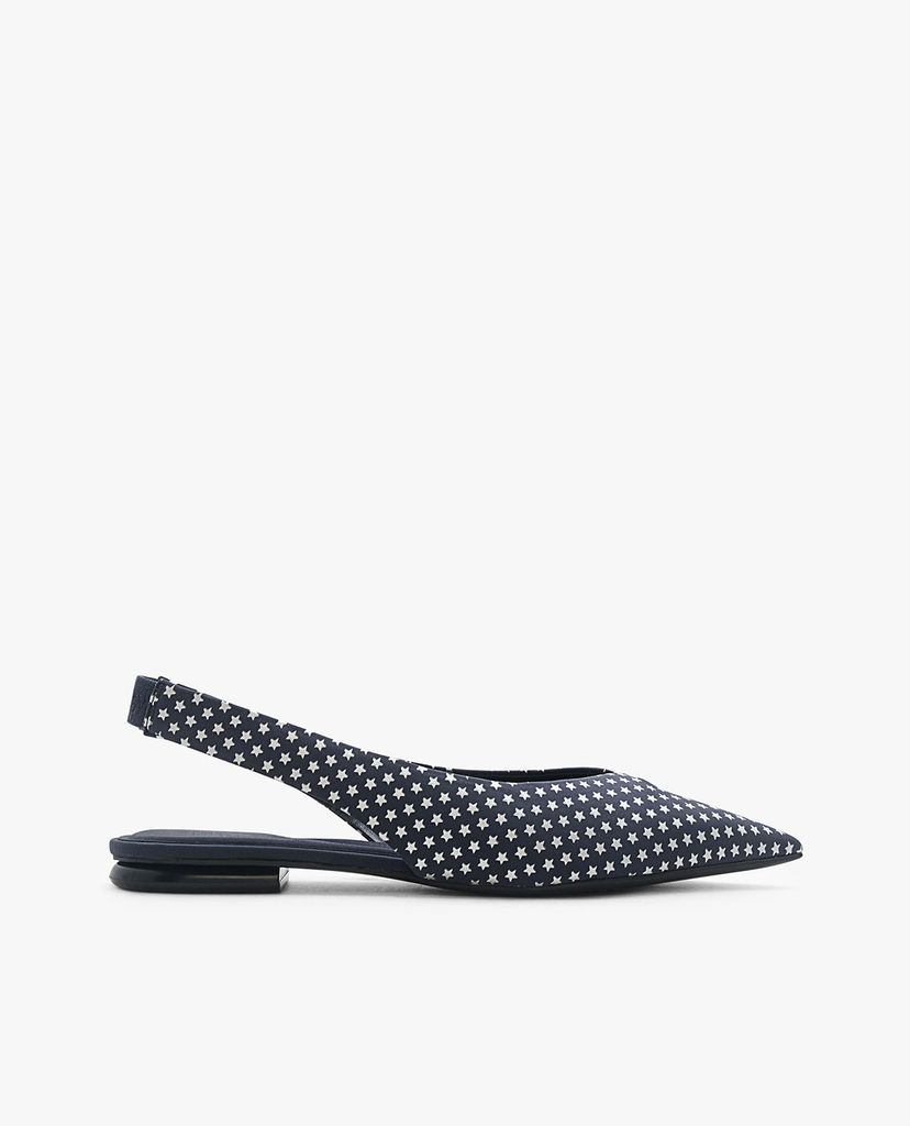 CHARLES & KEITH - Giày đế bệt mũi nhọn Slingback Pointed
