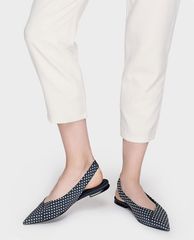 CHARLES & KEITH - Giày đế bệt mũi nhọn Slingback Pointed