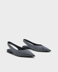 CHARLES & KEITH - Giày đế bệt mũi nhọn Slingback Pointed