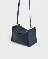 CHARLES & KEITH - Túi xách tay nữ hình hộp chữ nhật Slouchy Top