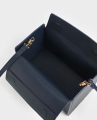 CHARLES & KEITH - Túi xách tay nữ hình hộp chữ nhật Slouchy Top