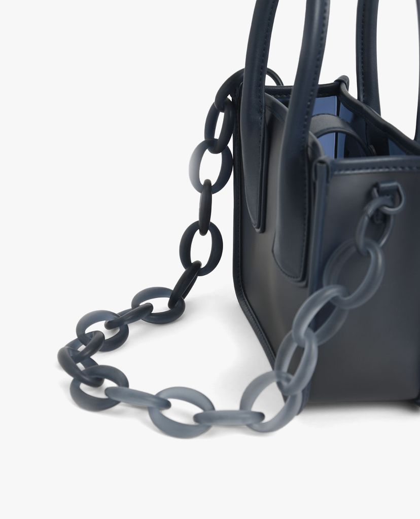 CHARLES & KEITH - Túi xách tay cầm Chain Link