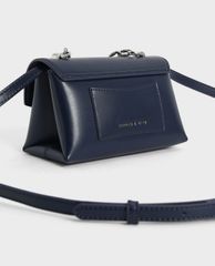 CHARLES & KEITH - Túi đeo chéo nữ phối cùng dây đeo thời trang