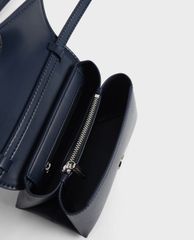 CHARLES & KEITH - Túi đeo chéo nữ phối cùng dây đeo thời trang