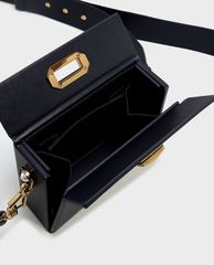 CHARLES & KEITH - Túi đeo chéo nữ hình hộp chữ nhật Pearl Embellished Boxy