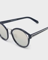CHARLES & KEITH - Kính mát nữ mắt mèo Round Thick Frame