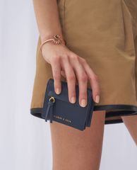 CHARLES & KEITH - Ví đựng name card nữ Snap Button
