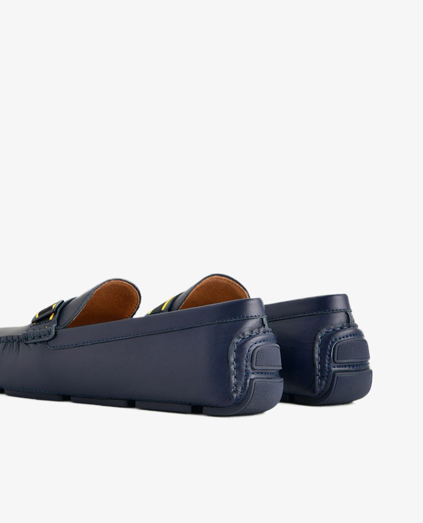 PEDRO - Giày lười nam mũi vuông Buckled Leather Moccasins