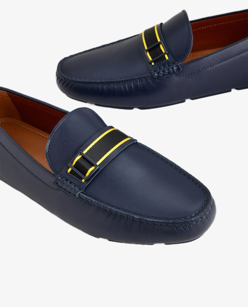 PEDRO - Giày lười nam mũi vuông Buckled Leather Moccasins
