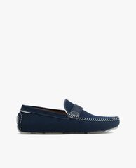 PEDRO - Giày lười nam mũi vuông Denim