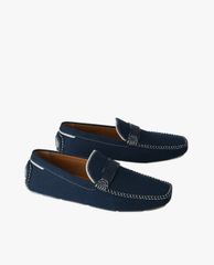 PEDRO - Giày lười nam mũi vuông Denim