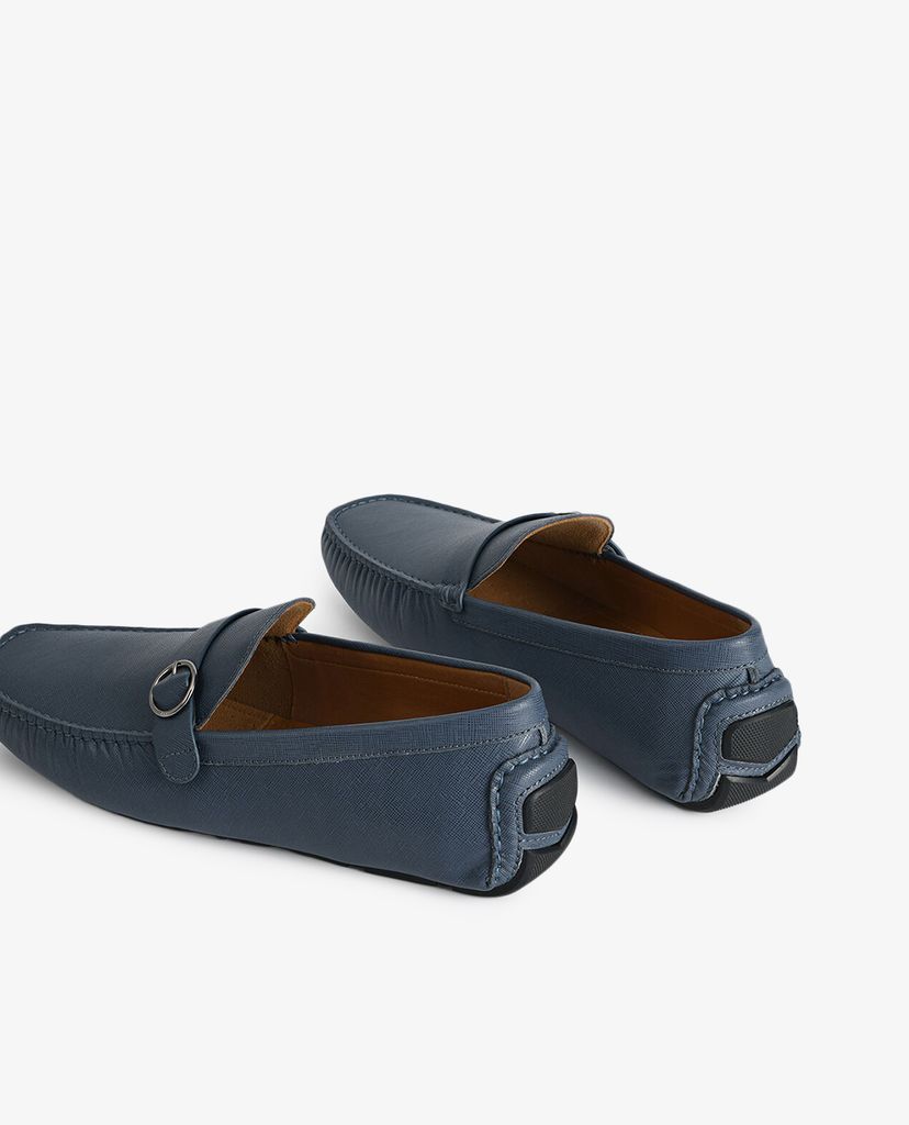 PEDRO - Giày lười nam khóa tròn Buckle Detailing