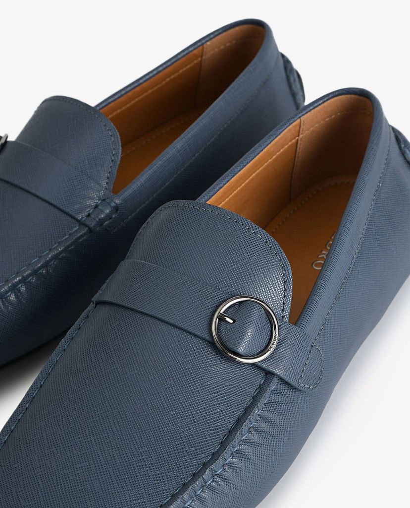 PEDRO - Giày lười nam khóa tròn Buckle Detailing
