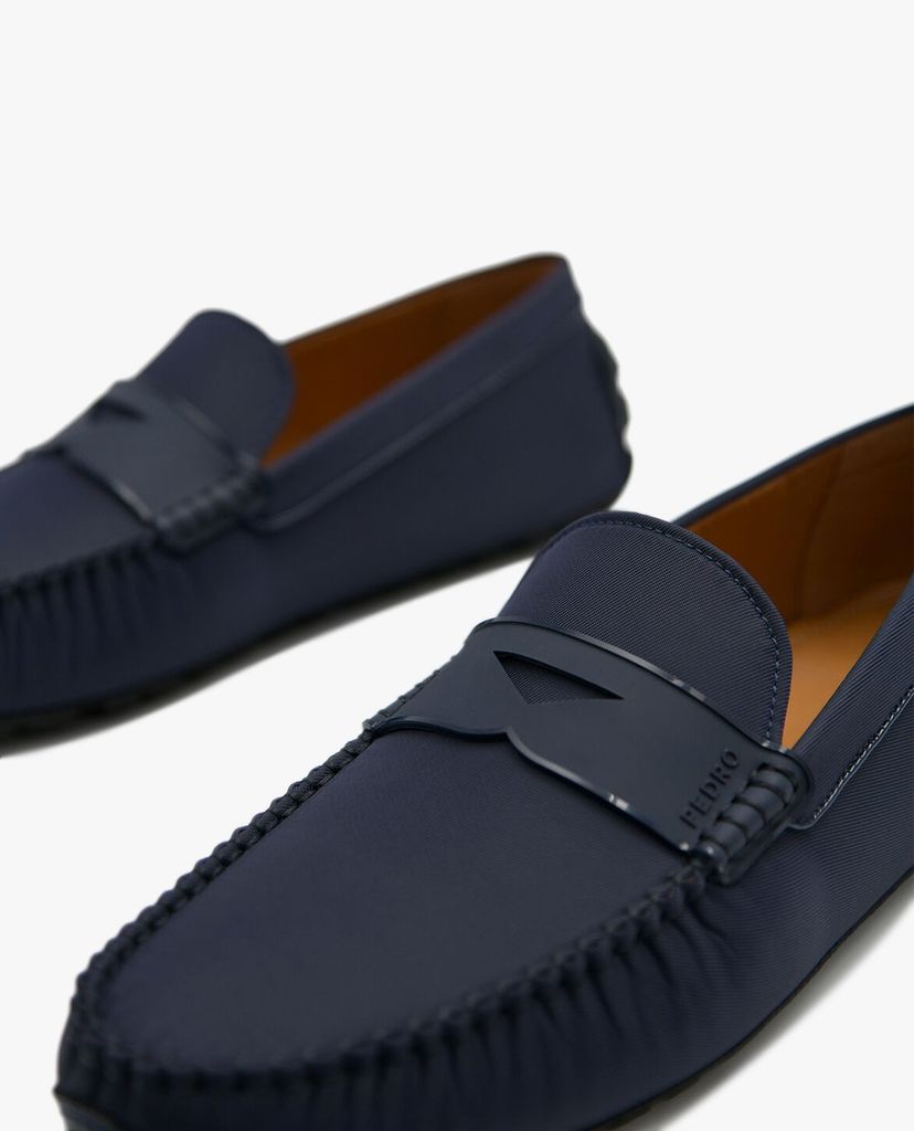 PEDRO - Giày lười nam mũi tròn Penny Moccasins