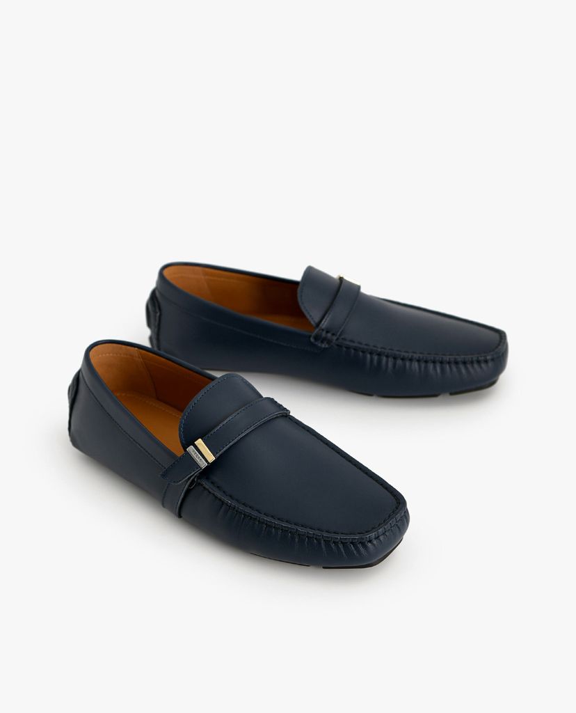 PEDRO - Giày lười nam mũi vuông Leather Moccasins
