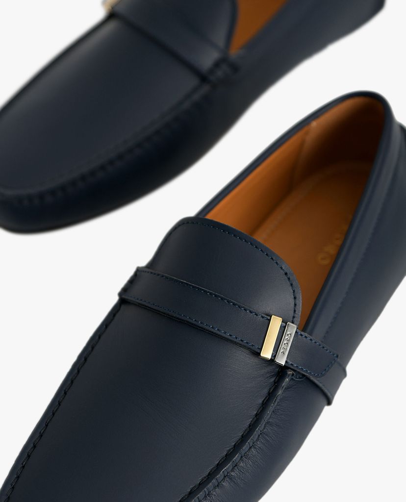 PEDRO - Giày lười nam mũi vuông Leather Moccasins