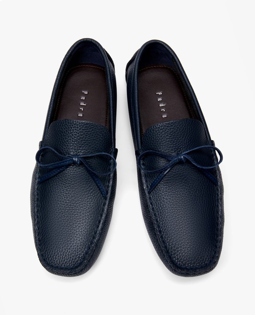 PEDRO - Giày lười nam cột nơ Bow Detail Leather