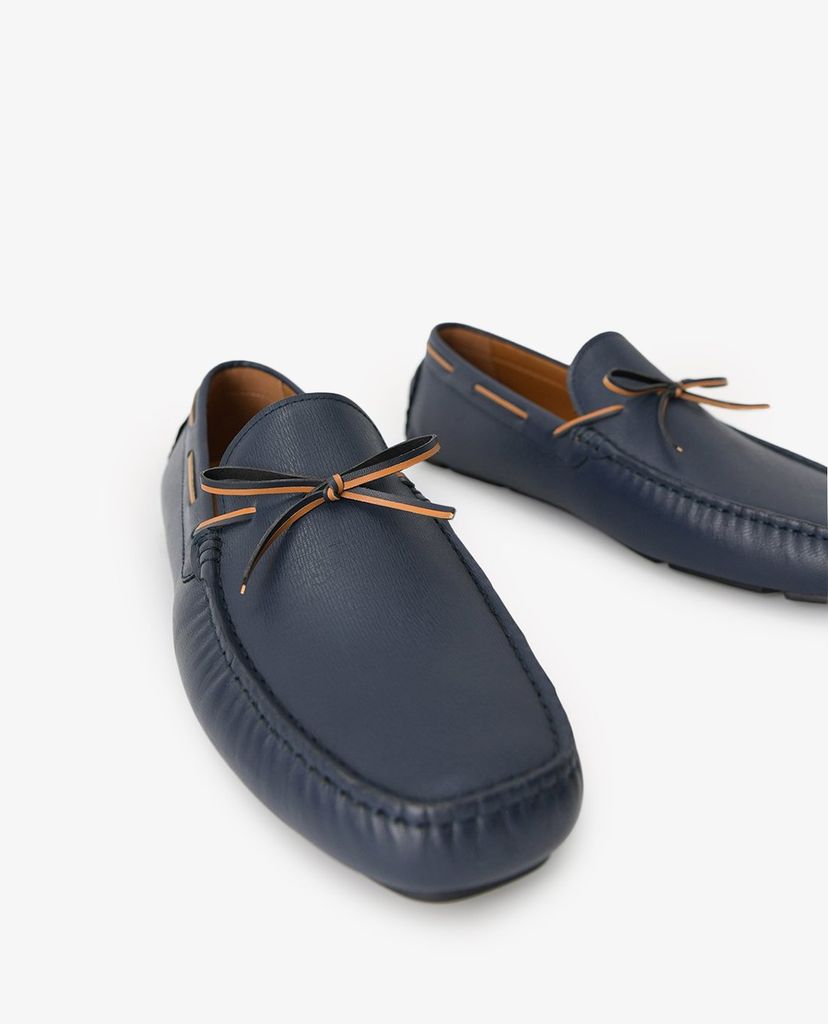 PEDRO - Giày lười nam mũi vuông Textured Leather