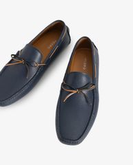 PEDRO - Giày lười nam mũi vuông Textured Leather