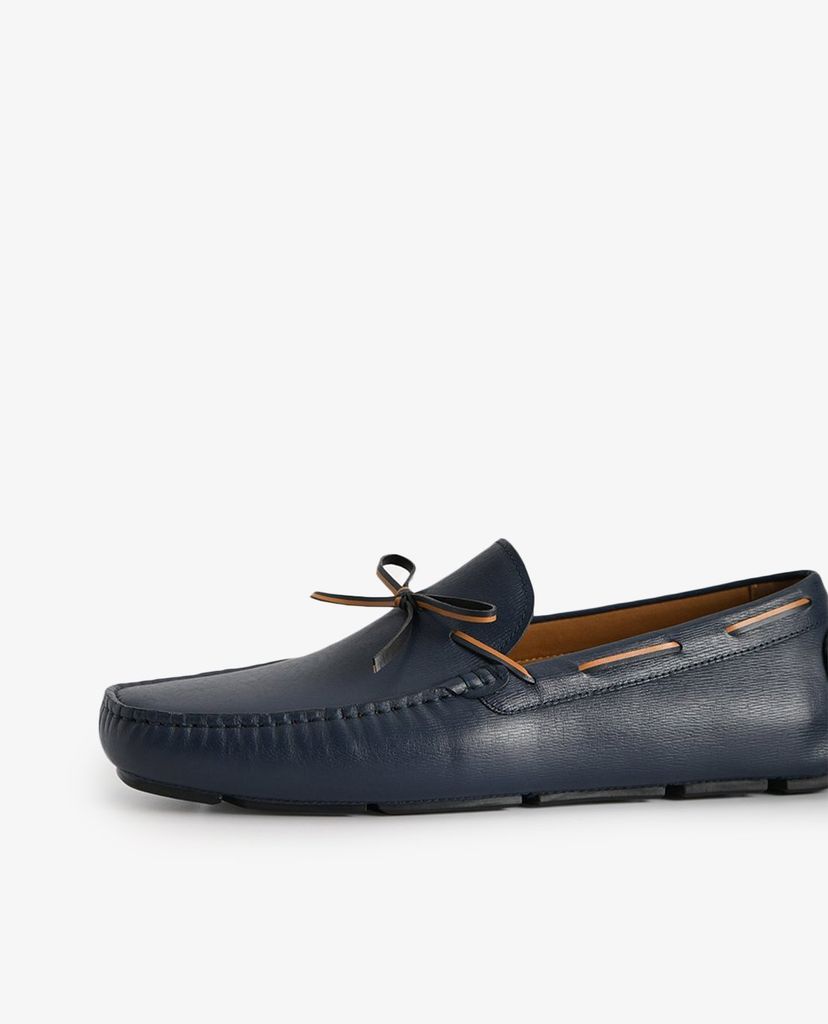 PEDRO - Giày lười nam mũi vuông Textured Leather
