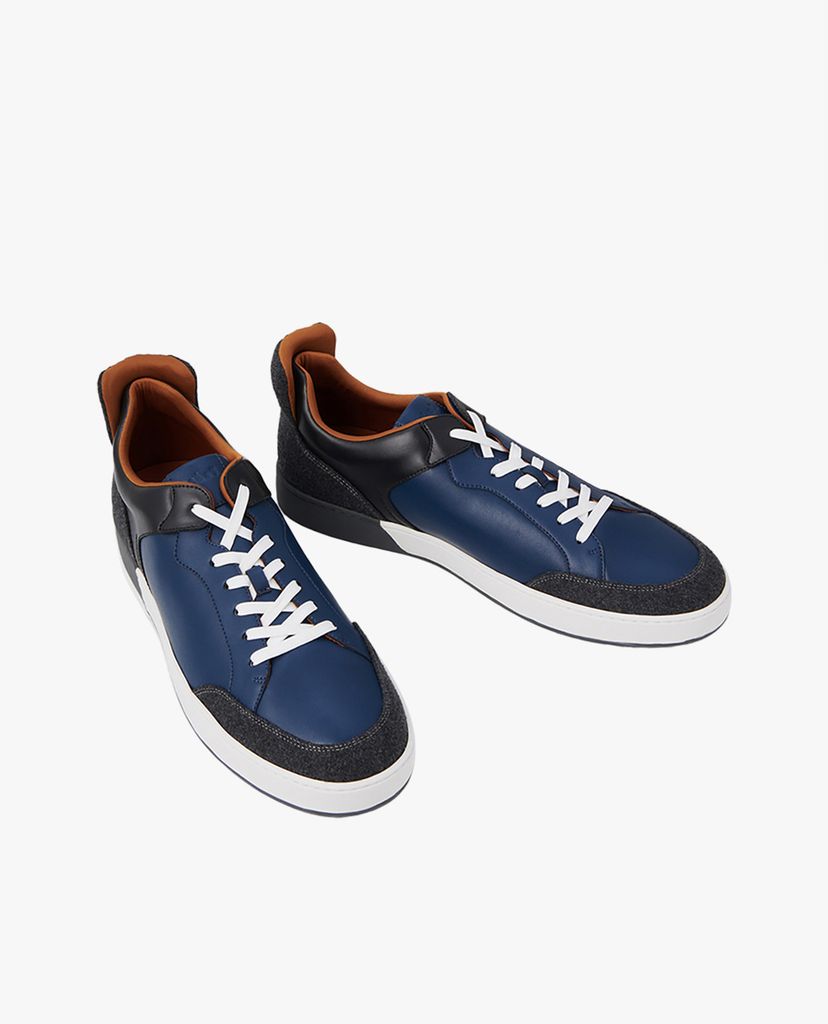 PEDRO - Giày thể thao nam thắt dây Felt Trim Lace Up