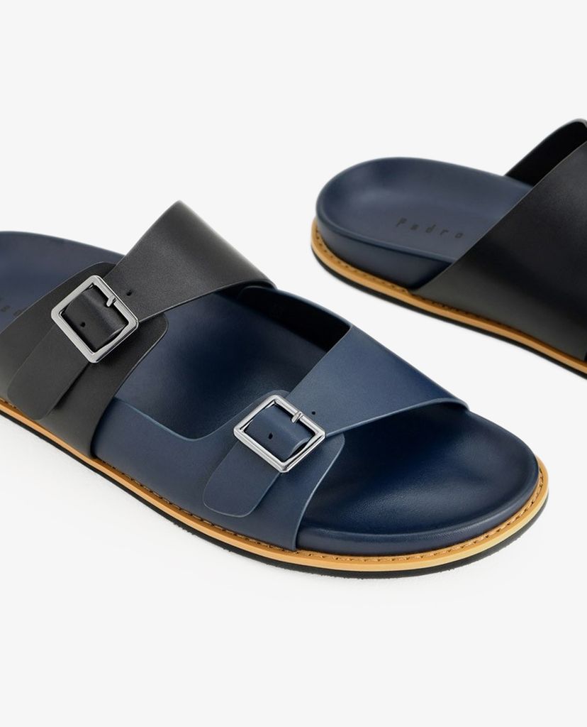 PEDRO - Giày sandals nam quai ngang Two Toned