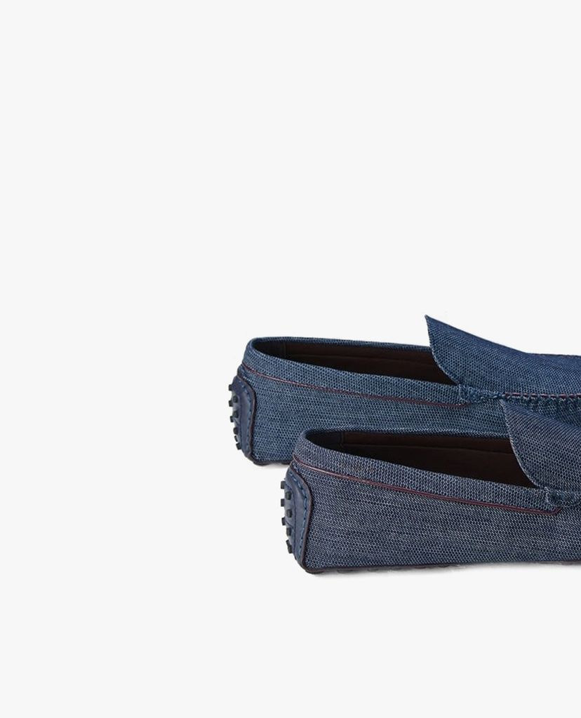 PEDRO - Giày lười nam mũi tròn Denim